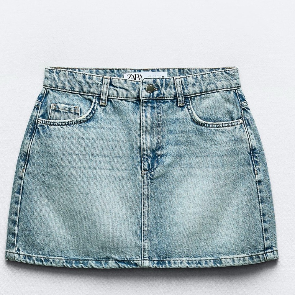 Zara Denim Mini Skirt